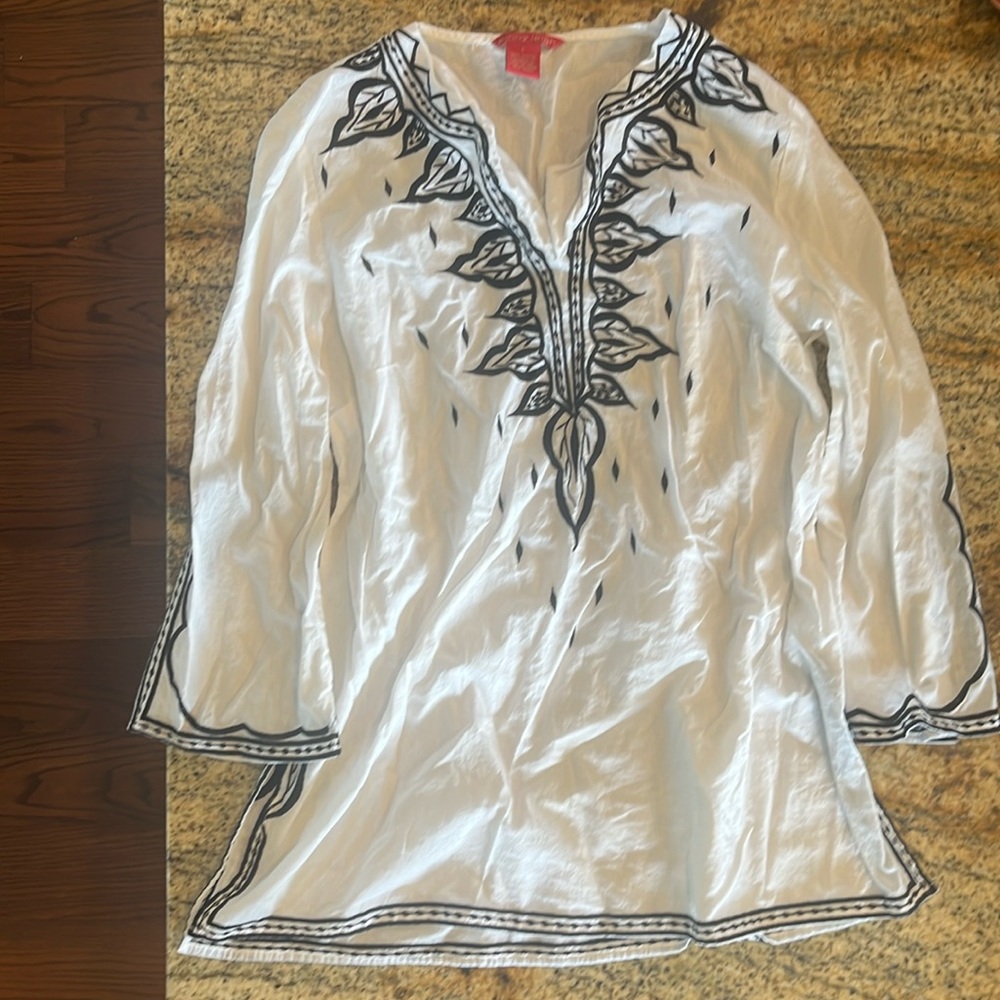 Black and White Boho Tunic